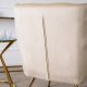 Mebel Elite Fotel Uszak Wypoczynkowy VINCENT Kremowy Welurowy Nowoczesny Loft 3