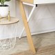 Biurko Mebel Elite Biurko Młodzieżowe z Szufladami REA 120 cm Dąb złoty/Białe Skandynawskie 6