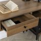 Biurko Mebel Elite Biurko Industrialne z Szufladą LAMICA 100 cm Orzech/Czarne Loft Czarny Stelaż 4