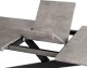 Mebel Elite Zestaw Stół Prostokątny Rozkładany HAMILTON 160-200 cm Szary Beton/Czarny i 4 Krzesła Tapicerowane CORK Czarne Welurowe 10