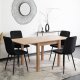 Mebel Elite Stół Rozkładany Kwadratowy MAX 80-160 cm Dąb Riviera do Jadalni Kuchni Nowoczesny Loft 3