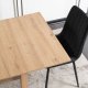 Mebel Elite Stół Rozkładany Kwadratowy MAX 80-160 cm Dąb Riviera do Jadalni Kuchni Nowoczesny Loft 5