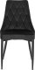 Mebel Elite Zestaw Stół Prostokątny Rozkładany HAMILTON 160-200 cm Dąb złoty/Czarny i 4 Krzesła Tapicerowane CORK Czarne Welurowe Loft 15