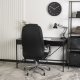 Krzesło biurowe Mebel Elite Fotel Gabinetowy MILO Czarny Ekoskóra do Biurka Nowoczesny Loft 5