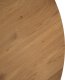 Mebel Elite Stół Okrągły Rozkladany z Lamelami CHARLES 120-160 cm Dąb Nowoczesny Loft 11