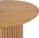 Mebel Elite Stół Okrągły Rozkladany z Lamelami CHARLES 120-160 cm Dąb Nowoczesny Loft 12