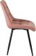 Mebel Elite Krzesło Tapicerowane do Jadalni RIO Różowe Welurowe Nowoczesne Loft 8