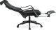 Krzesło biurowe Mebel Elite Fotel Biurowy Ergonomiczny Obrotowy z Podnóżkiem ACTON Czarny 10