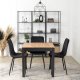 Mebel Elite Stół Kwadratowy Rozkładany BEN 80-200 cm Dąb Craft Nowoczesny Loft 1