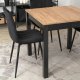 Mebel Elite Stół Kwadratowy Rozkładany BEN 80-200 cm Dąb Craft Nowoczesny Loft 3