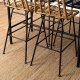 Mebel Elite Hoker Rattanowy JERRY Ogrodowy Krzesło Barowe Boho 6