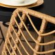 Mebel Elite Hoker Rattanowy JERRY Ogrodowy Krzesło Barowe Boho 7