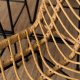 Mebel Elite Hoker Rattanowy JERRY Ogrodowy Krzesło Barowe Boho 8