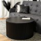 Mebel Elite Stolik Kawowy HOPE MAX 80 cm Czarny Nowoczesny Loft 1