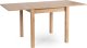 Mebel Elite Zestaw Stół Rozkładany Kwadratowy MAX 80-160 cm Dąb Riviera i 4 Krzesła Tapicerowane RODRI Beżowe Nowoczesne Loft 6