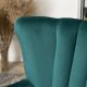 Mebel Elite Fotel Uszak Wypoczynkowy MALLO Zielony Welurowy Nowoczesny Glamour 3