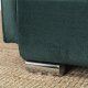 Mebel Elite Sofa z Funkcją Spania Wersalka Rozkładana Dwuosobowa ARIA Welurowa Zielona Nowoczesna do Salonu 5