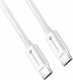Kabel USB ForCell USB-C - USB-C 1 m Biały 3