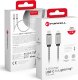 Kabel USB ForCell USB-C - Lightning 1 m Srebrny 1
