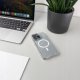 Hurtel Etui Glitter Case MagSafe na iPhone 16 - białe z brokatem 4