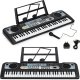Multistore Duży keyboard pianino z mikrofonem dla dzieci + zasilacz 1