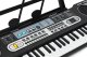 Multistore Duży keyboard pianino z mikrofonem dla dzieci + zasilacz 5