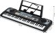 Multistore Duży keyboard pianino z mikrofonem dla dzieci + zasilacz 6