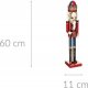 Atmosphera Figurka dziadek do orzechów, drewno, 60 cm 2