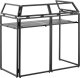 SINGERCON Parawan stanowisko stół DJ z osłoną składany 146 x 73 x132 cm Parawan stanowisko stół DJ z osłoną składany 146 x 73 x132 cm 3