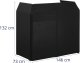 SINGERCON Parawan stanowisko stół DJ z osłoną składany 146 x 73 x132 cm Parawan stanowisko stół DJ z osłoną składany 146 x 73 x132 cm 7