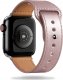 Tech Craft Skórzany pasek Apple Watch ( 42 / 44 / 45 / 46 / 49 MM ) różowy 2