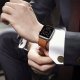 Tech Craft Skórzany pasek Apple Watch ( 42 / 44 / 45 / 46 / 49 MM ) różowy 3
