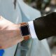 Tech Craft Skórzany pasek Apple Watch ( 42 / 44 / 45 / 46 / 49 MM ) różowy 4
