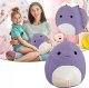 4Baby Maskotka Zabawka Pluszowa Dinozaur Arlie Fioletowy 20Cm 4