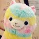 Plush Maskotka Pluszowa Alpaka Zabawka Pluszak Lama Kolorowa Przytulanka 28 Cm 1