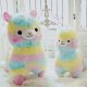 Plush Maskotka Pluszowa Alpaka Zabawka Pluszak Lama Kolorowa Przytulanka 28 Cm 5