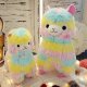 Plush Maskotka Pluszowa Alpaka Zabawka Pluszak Lama Kolorowa Przytulanka 28 Cm 6