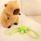 Plush Maskotka Pluszowa Pluszak Kapibara Capybara Z Plecakiem Przytulanka 23 Cm 4
