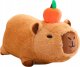 Skibi Maskotka Pluszowa Pluszak Kapibara Capybara Z Jabłkiem Przytulanka 30 Cm 1