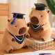 Skibi Maskotka Pluszowa Pluszak Kapibara Capybara Uczeń Student Przytulanka 30 Cm 3