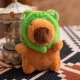 Skibi Maskotka Pluszowa Pluszak Kapibara Capybara Żaba Żabka Przytulanka 12 Cm 2