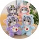 Smily Play Maskotka Pluszowa Pluszak Kotek W Kapturze Przytulanka Kot Kawaii 23Cm 4