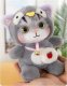 Smily Play Maskotka Pluszowa Pluszak Kotek W Kapturze Przytulanka Kot Kawaii 23Cm 2