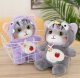 Smily Play Maskotka Pluszowa Pluszak Kotek W Kapturze Przytulanka Kot Kawaii 23Cm 6