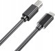 Kabel USB Unitek USB-C - USB-B 1 m Czarny (C14140ABK03-1M) 3