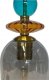 Lampa wisząca Light Prestige Light Prestige Tropea LP-2004/1P M SM lampa wisząca zwis retro miska szklany klosz 1x15W E27 czarna/dymiona 2
