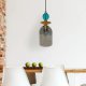 Lampa wisząca Light Prestige Light Prestige Tropea LP-2004/1P M SM lampa wisząca zwis retro miska szklany klosz 1x15W E27 czarna/dymiona 5