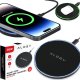 Ładowarka Alogy Ładowarka indukcyjna QI bezprzewodowa 20W szybka LED Alogy okrągła mocna + kabel USB-C Czarna 14