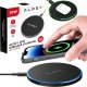 Ładowarka Alogy Ładowarka indukcyjna QI bezprzewodowa 20W szybka LED Alogy okrągła mocna + kabel USB-C Czarna 16