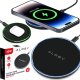 Ładowarka Alogy Ładowarka indukcyjna QI bezprzewodowa 20W szybka LED Alogy okrągła mocna + kabel USB-C Czarna 17